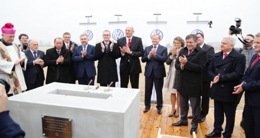 Coup d’envoi pour la nouvelle usine VW en Pologne