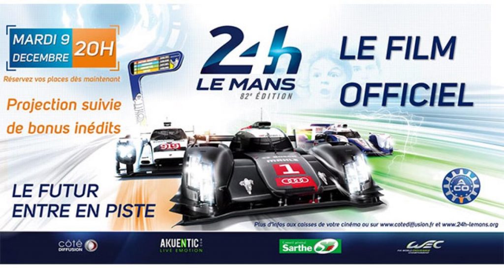 Les 24 heures du Mans 2014 au cinéma le 9 décembre