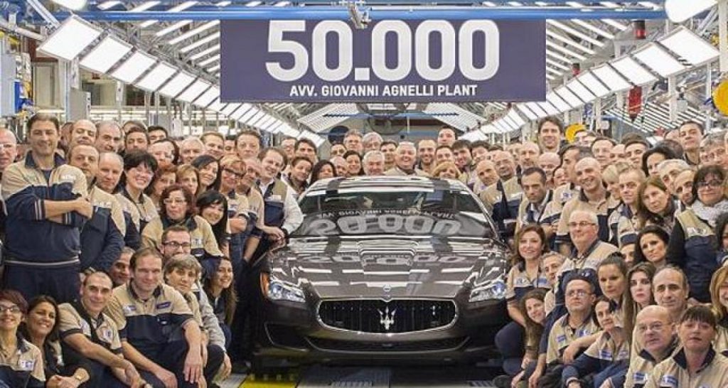 Et de 50 000 Maserati à Grugliasco