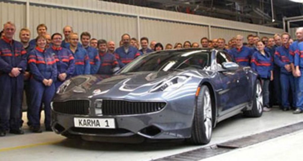 Valmet démonte les chaînes de la Fisker Karma