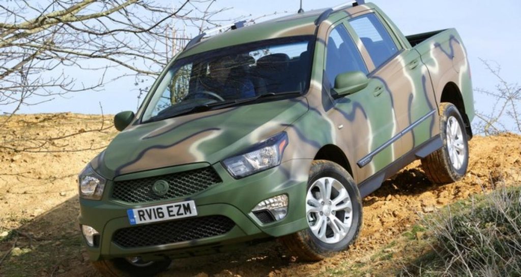 Ssangyong Korando Sports DMZ camo
