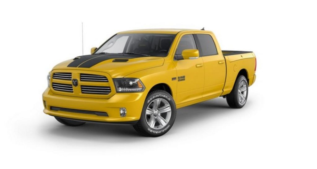 Ram 1500 Stinger Yellow Sport : jaune comme son nom l’indique