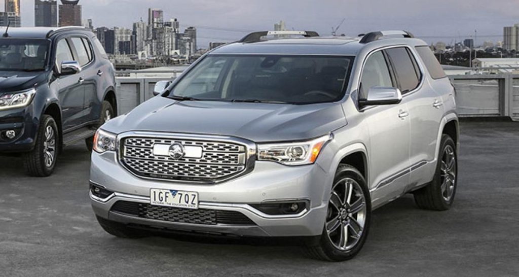 Acadia et nouveau Captiva pour Holden