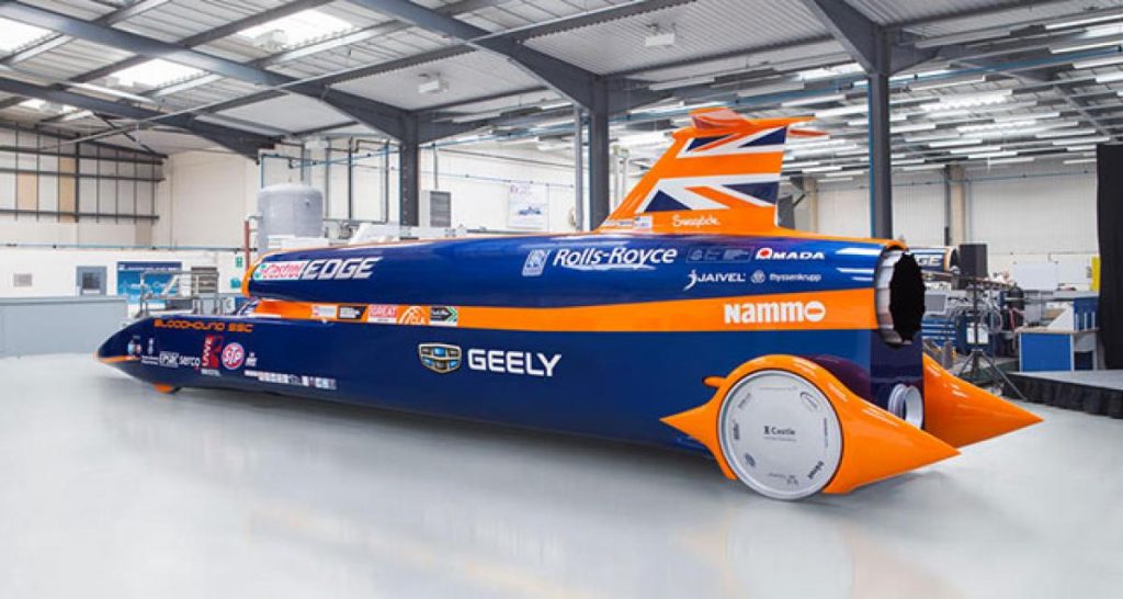 Geely devient partenaire de Bloodhound SSC