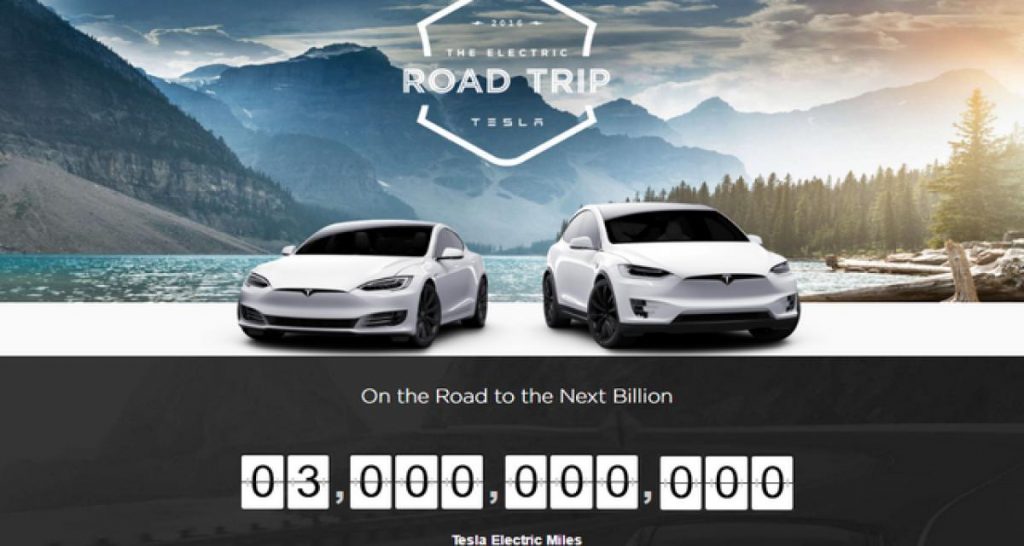 Tesla : trois milliards de miles parcourus