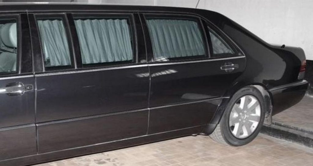 Une Mercedes S600 Pullman Guard ayant transporté Vladimir Poutine à vendre