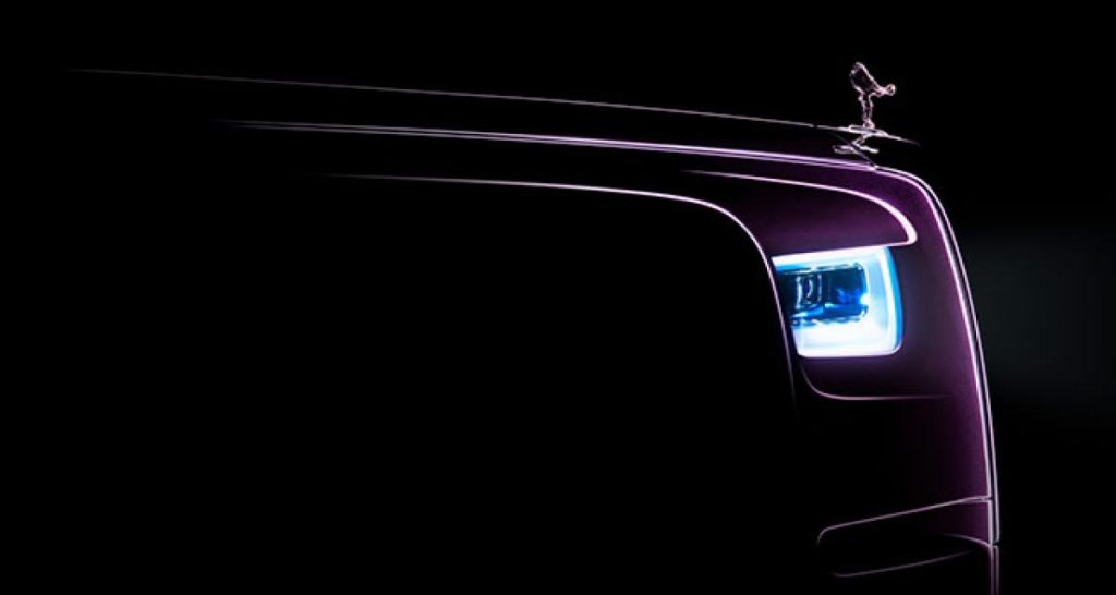 La Rolls-Royce Phantom VIII en approche finale, sept ainées l’accompagnent