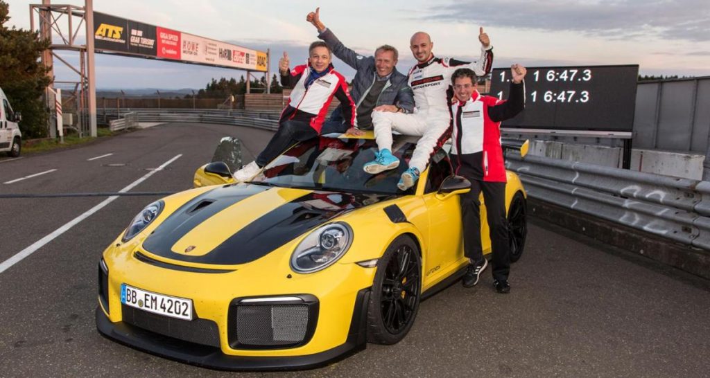 Porsche 911 GT2 RS : 6 minutes 47 secondes au Nürburgring