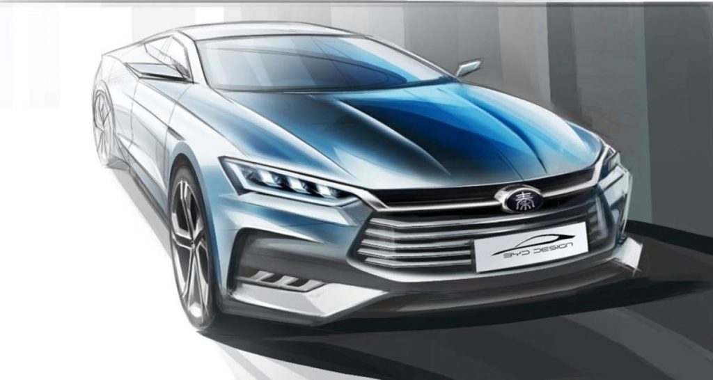 La BYD Qin Pro s’annonce pour le salon de Pékin