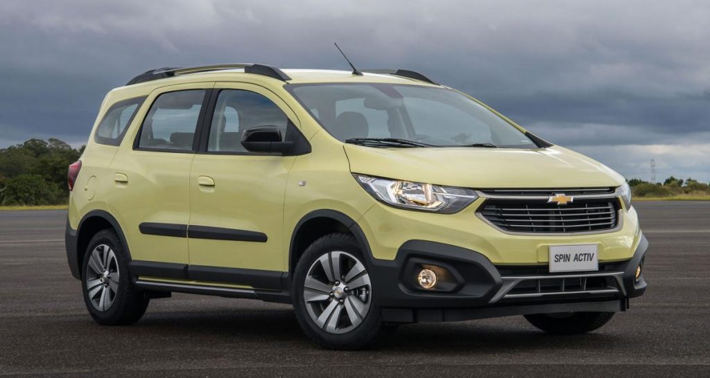 Le Chevrolet Spin évolue en douceur en Amérique du Sud