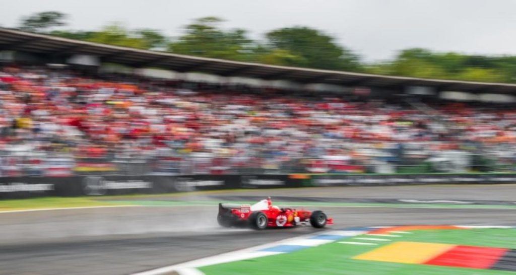 F1 Hockenheim : Mick Schumacher dans la F2004 de Michaël Schumacher