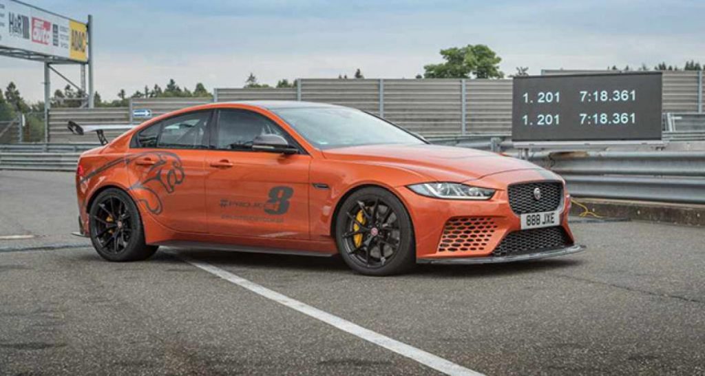 La Jaguar XE SV Project 8 bat son propre record