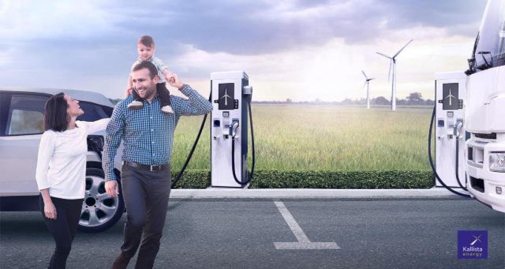 Kallista Energy : bornes rapides alimentées par des éoliennes