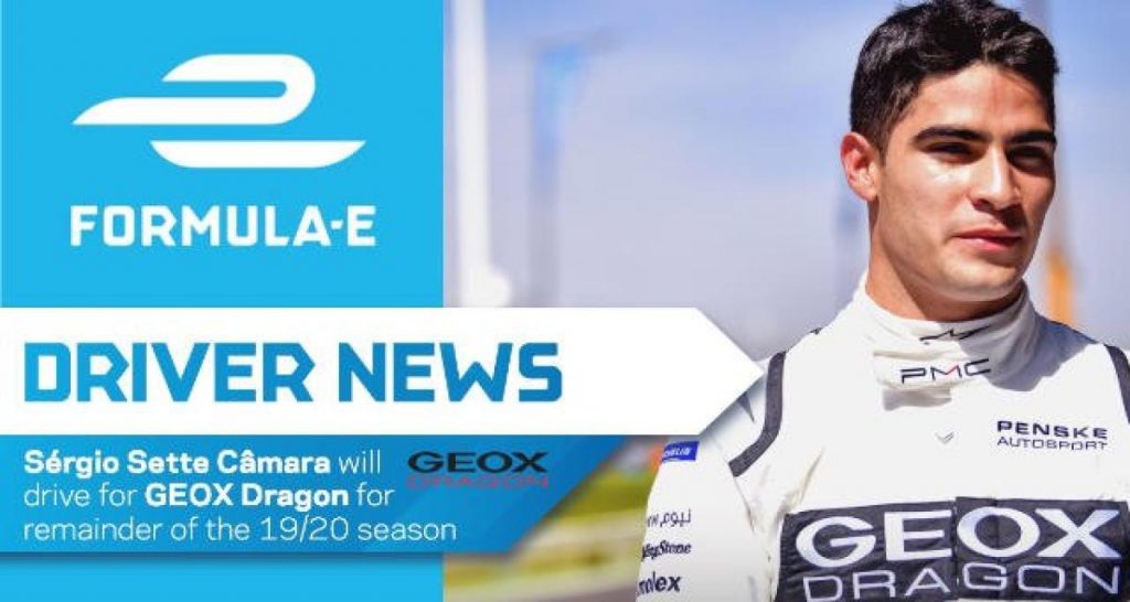 Sergio Sette Camara remplace Brendon Hartley en Formule E