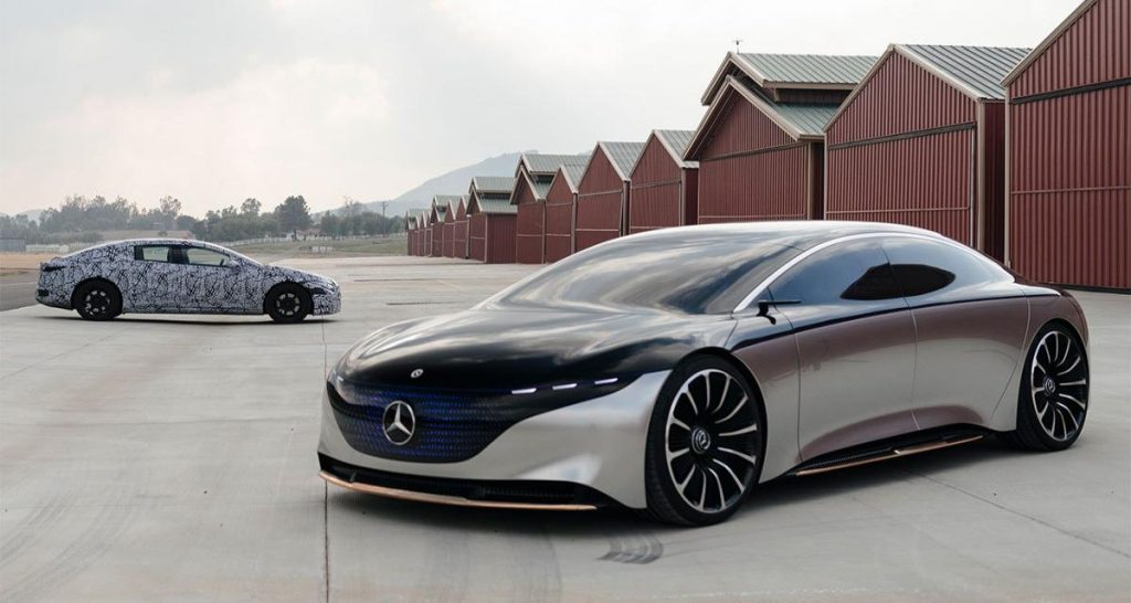 Spyshots Mercedes EQS : 700 km WLTP grace à de nouvelles cellules ?