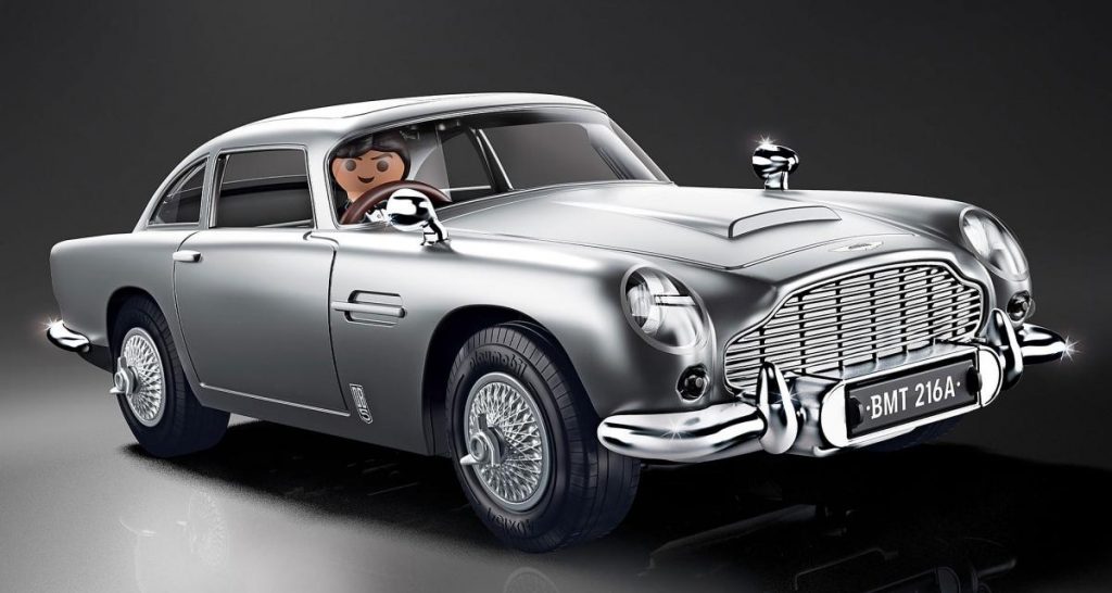 L’Aston Martin DB5 de James Bond arrive chez Playmobil