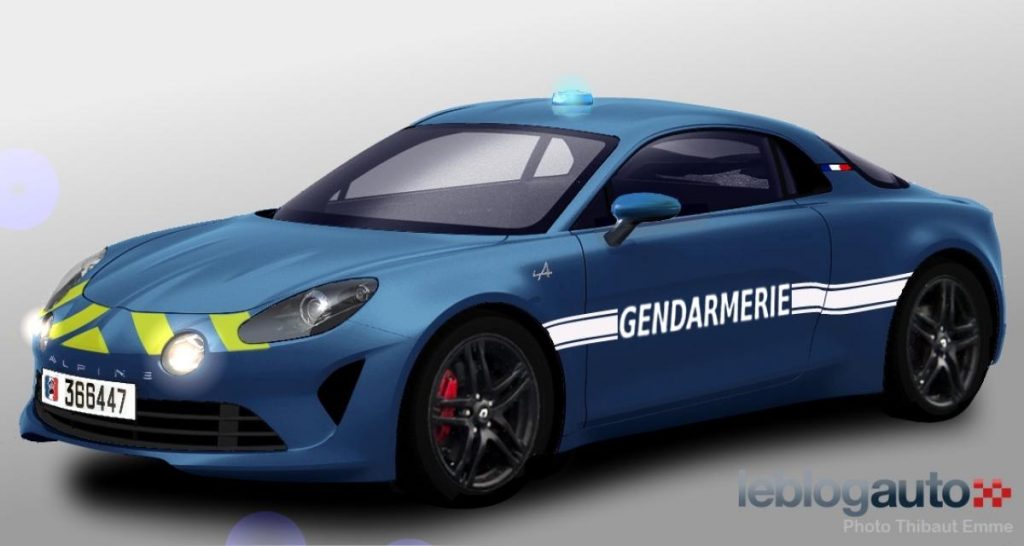 La Gendarmerie va rouler de nouveau en Alpine !
