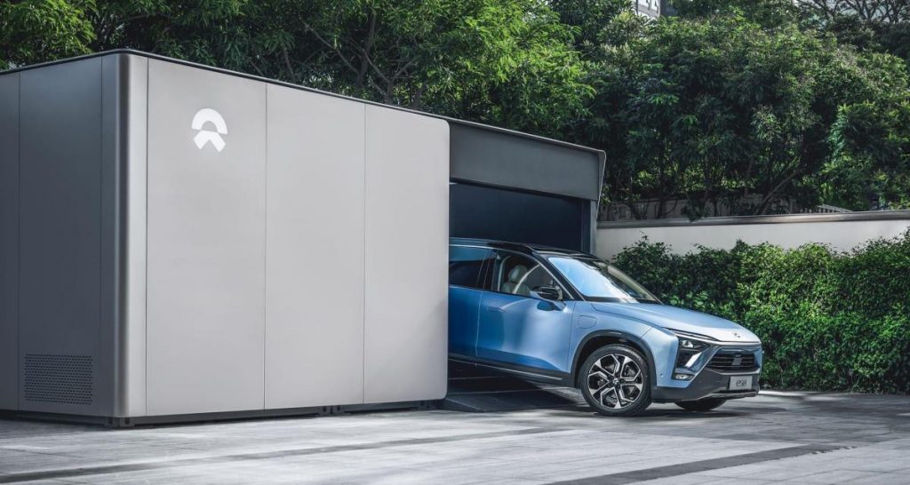 Des stations d’échange de batterie Nio chez Shell