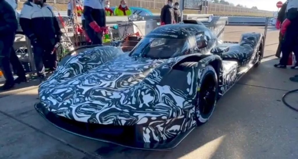 Premier roulage de la Porsche LMDh