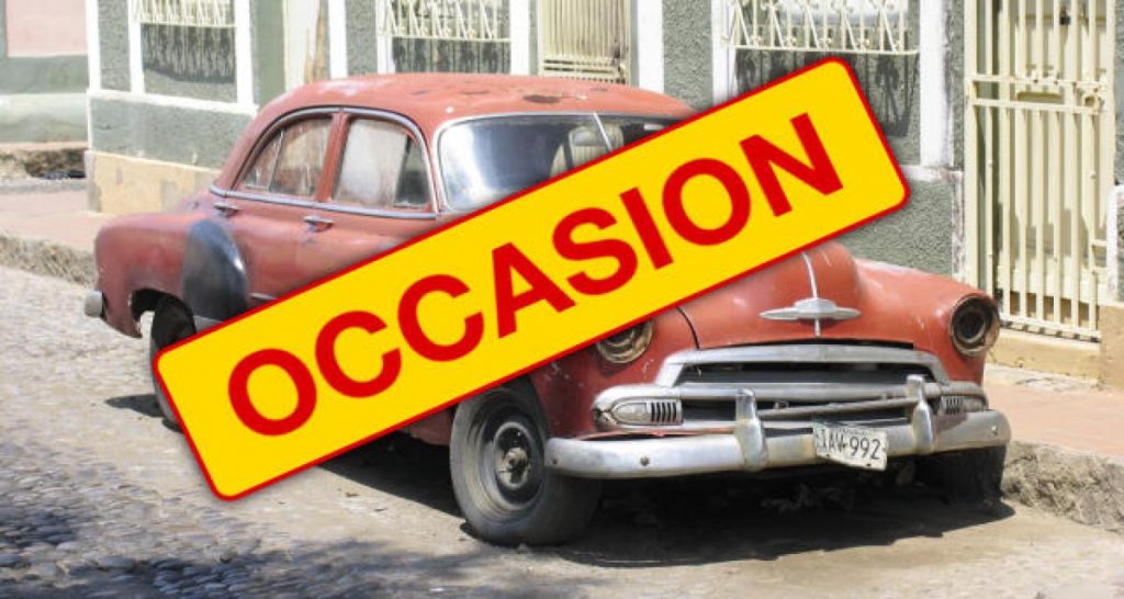 L’automobile d’occasion va bien, merci pour elle