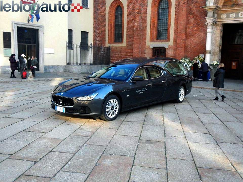 Nos lecteurs ont du talent Thomas et la Maserati Ghibli corbillard Le Blog Auto