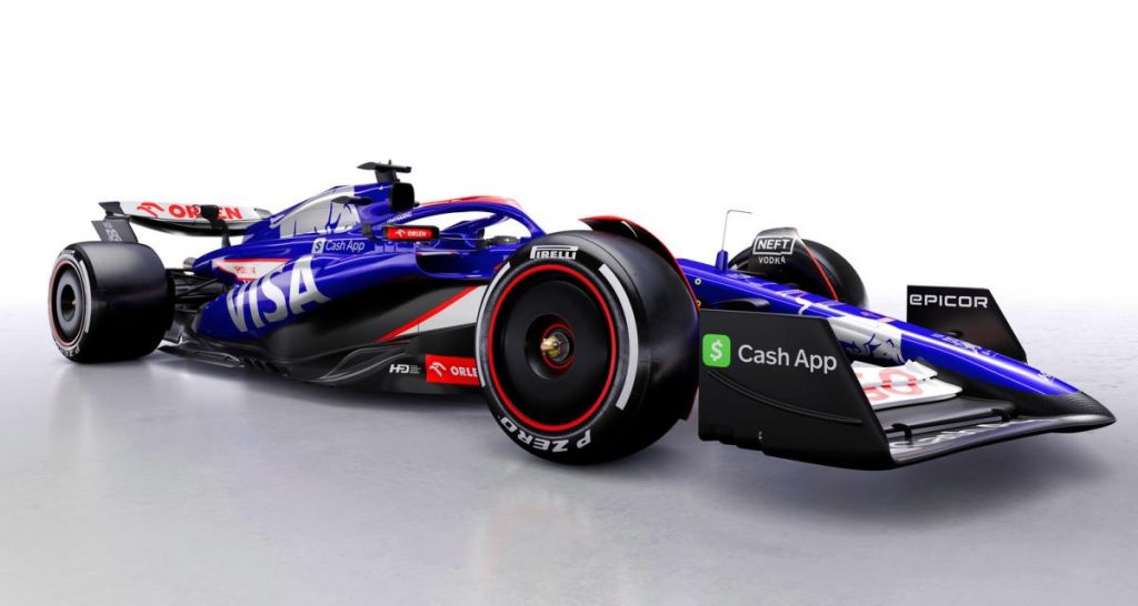 F1 2024 : voici la Visa Cash App RB 01, ou VCARB 01