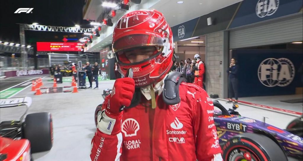 F1 Las Vegas 2023 : Charles Leclerc en pole position