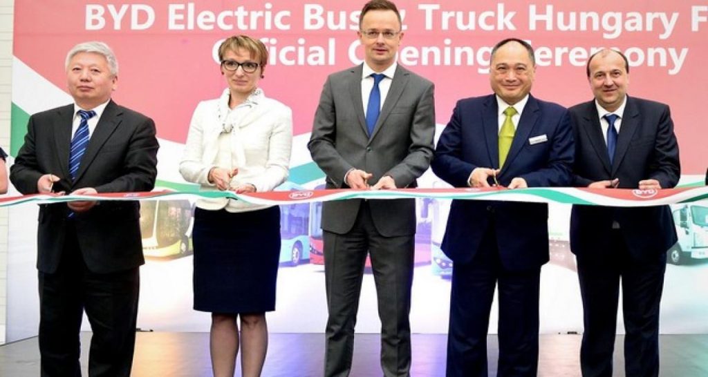 Italie et BYD (Chine) en contact pour un projet d’usine en Europe