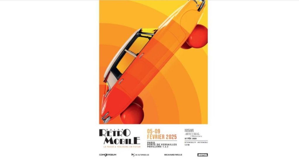 L’affiche Rétromobile 2025 est dévoilée !