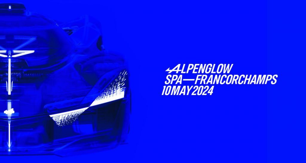 L’Alpine Alpenglow roulera à Spa le 10 mai 2024