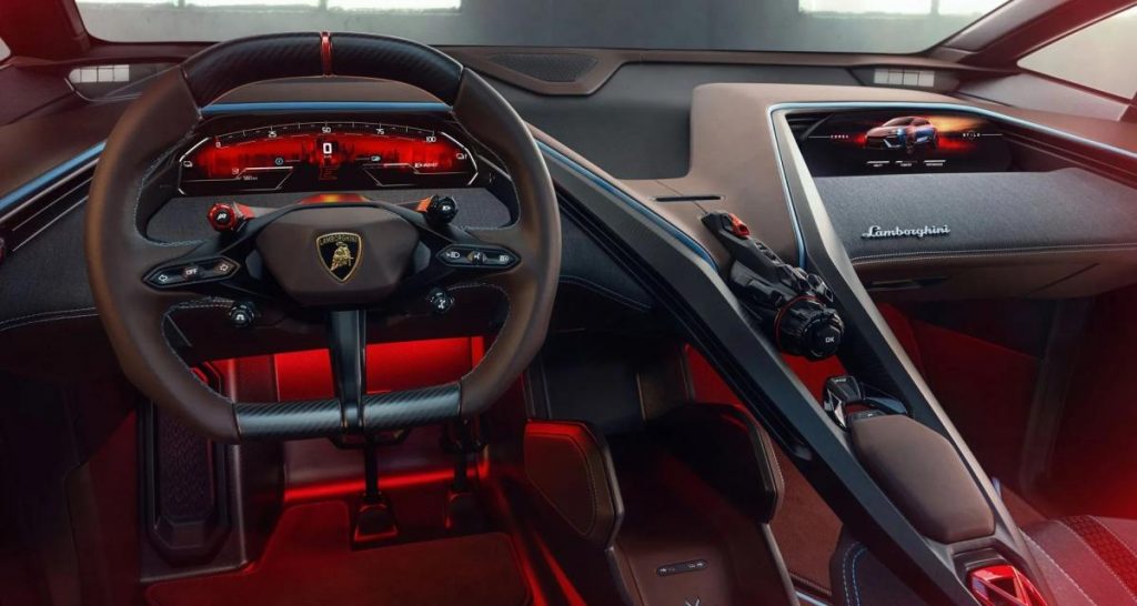 Le Lamborghini électrique a fuité