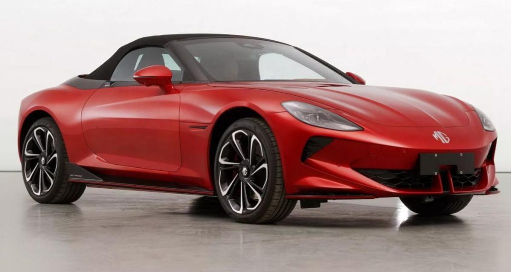 Le MG Cyberster fuite en Chine