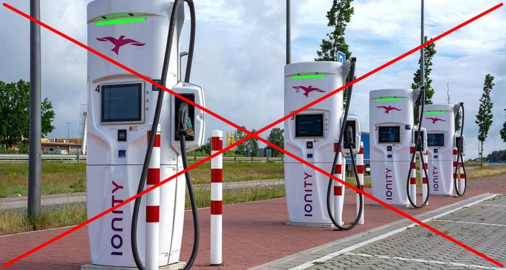 Les bornes de recharge électrique fermées cet hiver ?