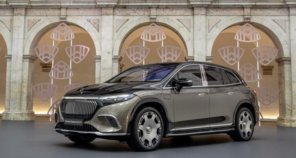 Mercedes Maybach EQS SUV : faut que ça brille !