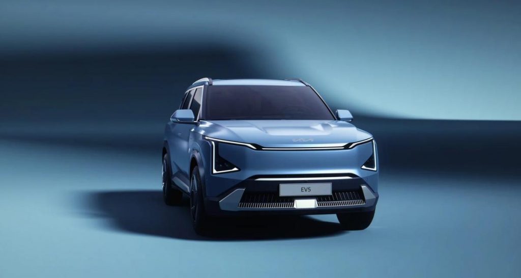 Premières images du SUV électrique KIA EV5