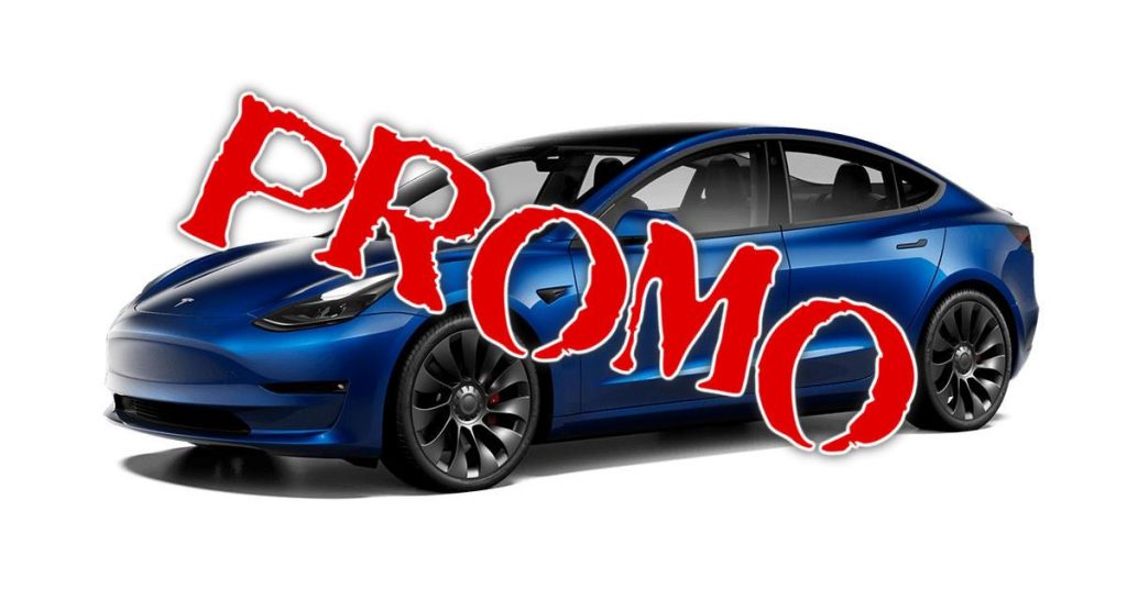 Promos Tesla sous conditions