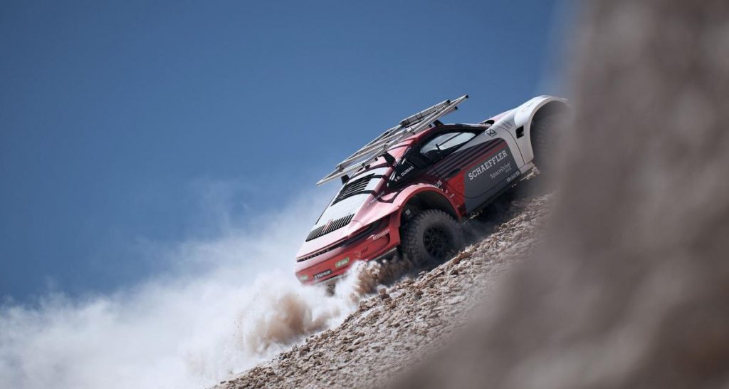 Record : 6 734 m d’altitude pour Romain Dumas en Porsche