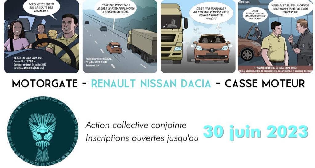 Renault : plainte collective pour moteurs défectueux