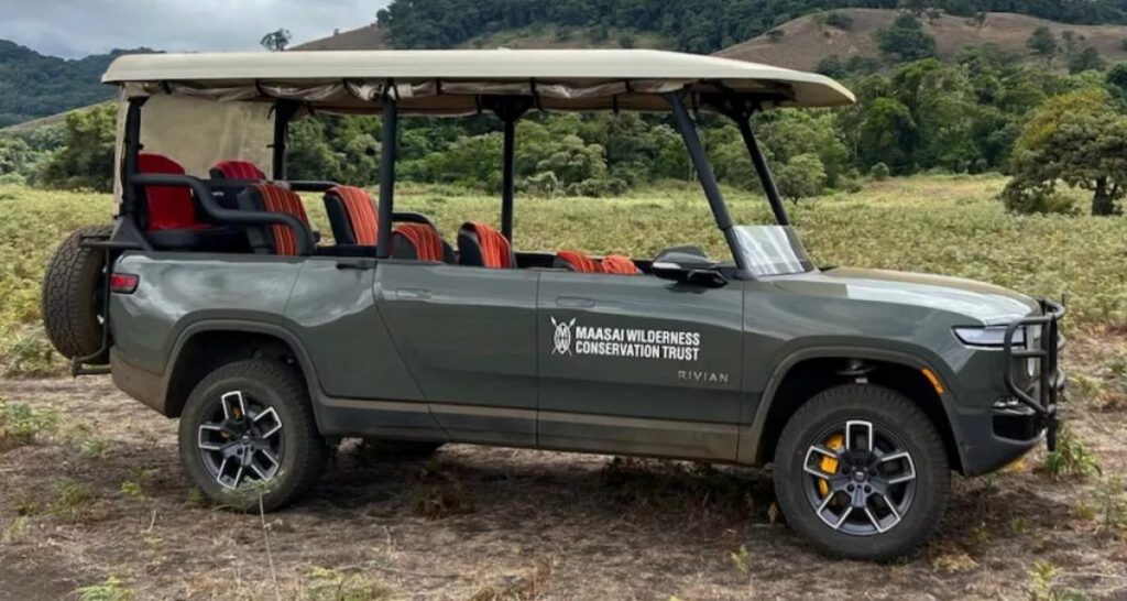 Un Rivian R1T transformé au Kenya