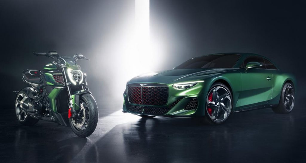 Une Ducati Diavel inspirée par…Bentley