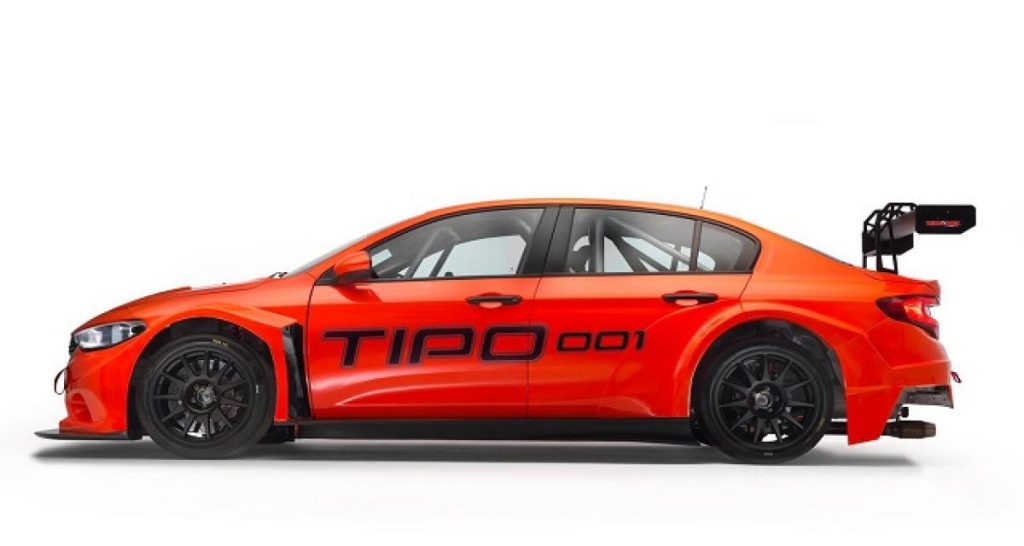 Une Fiat Tipo développée pour le championnat TCR