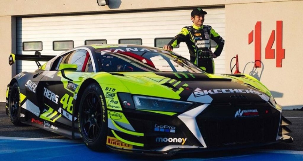 Valentino Rossi a présenté sa R8 GT3 au Castellet