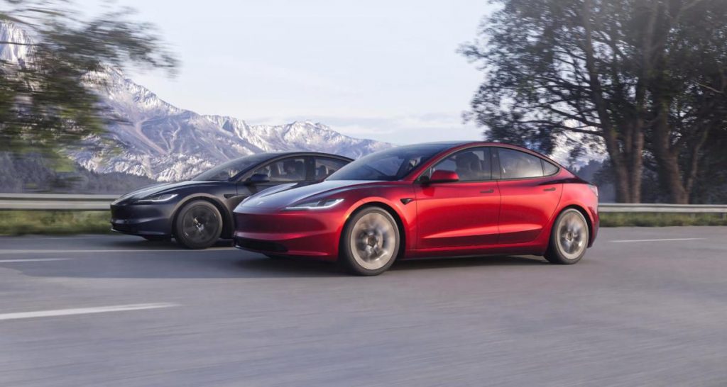 Voilà la Tesla Model 3 « highland »