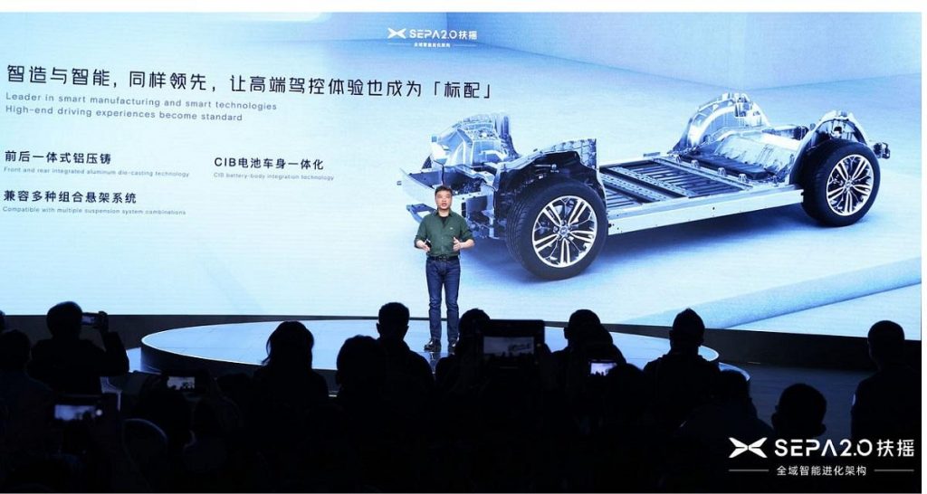 Xpeng dévoile une nouvelle architecture VE modulaire