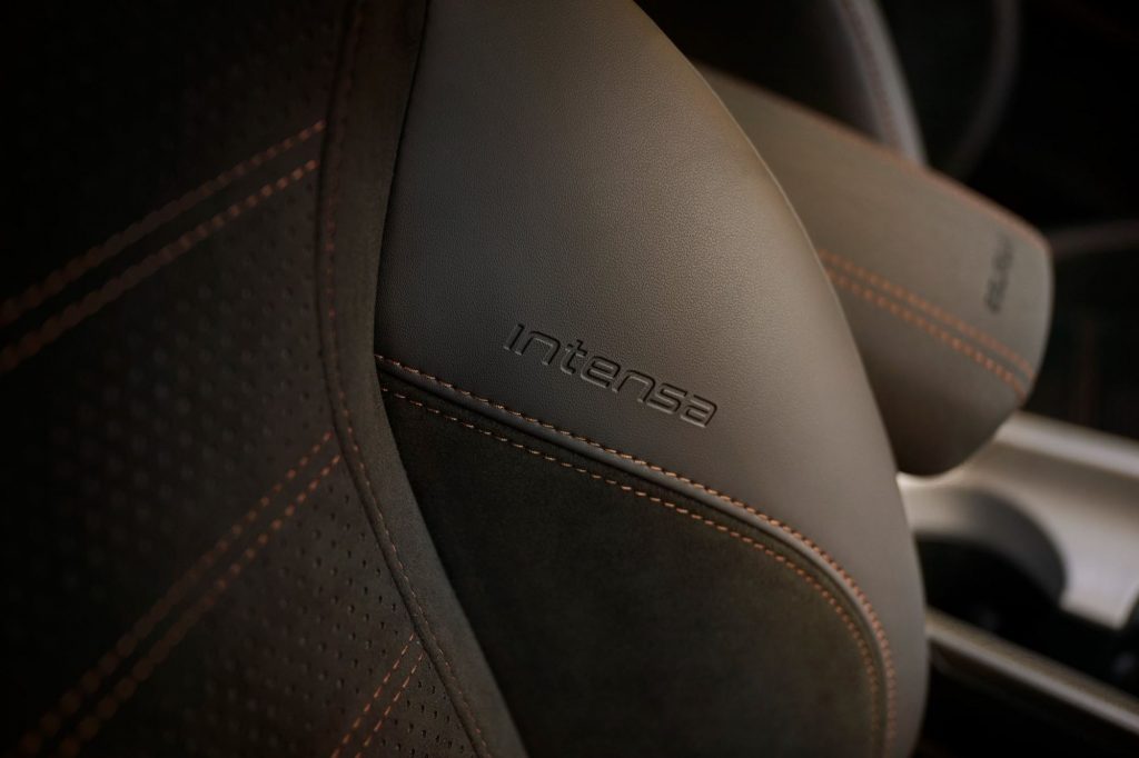 Un détail intérieur de l&#039;édition limitée Alfa Romeo Intensa