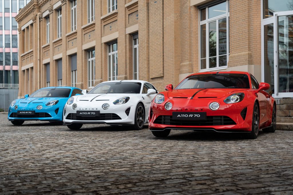 Alpine : l’A110 reçoit des séries anniversaire et une gamme revue Alpine A110 R 70