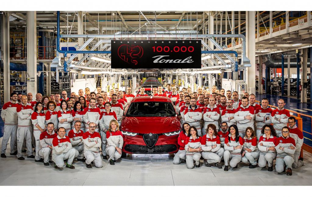 Alfa Romeo Tonale : 100 000 unités produites à Pomigliano Tonale 100.000