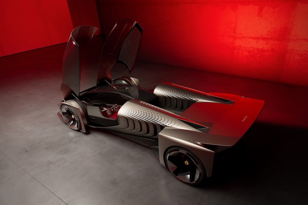 Ferrari F76 : une hypercar numérique venue de la science-fiction F76