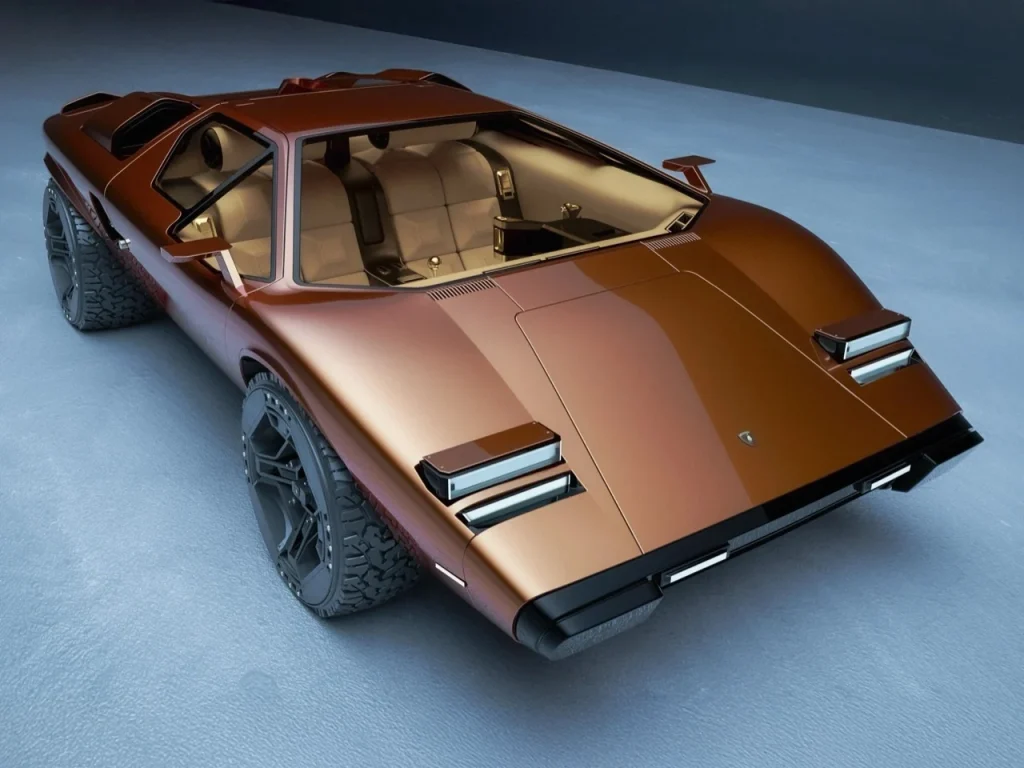 La Lamborghini Countach est de retour en version off-road La Lamborghini Countach est de retour en version off-road