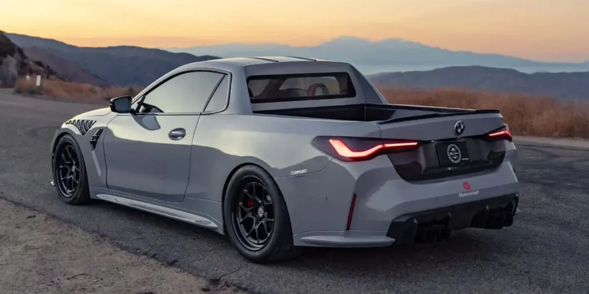 Cette BMW M4 transform&eacute;e en pick-up se vend 145 000 dollars